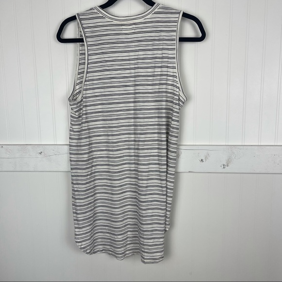 ANTHROPOLOGIE t.la Striped Side Slit Tunic Tank - Picture 4 of 6